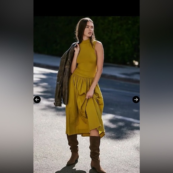 Free People Dresses & Skirts - NWOT free people Pepita Midi dress